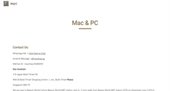 Desktop Screenshot of macshop.sg